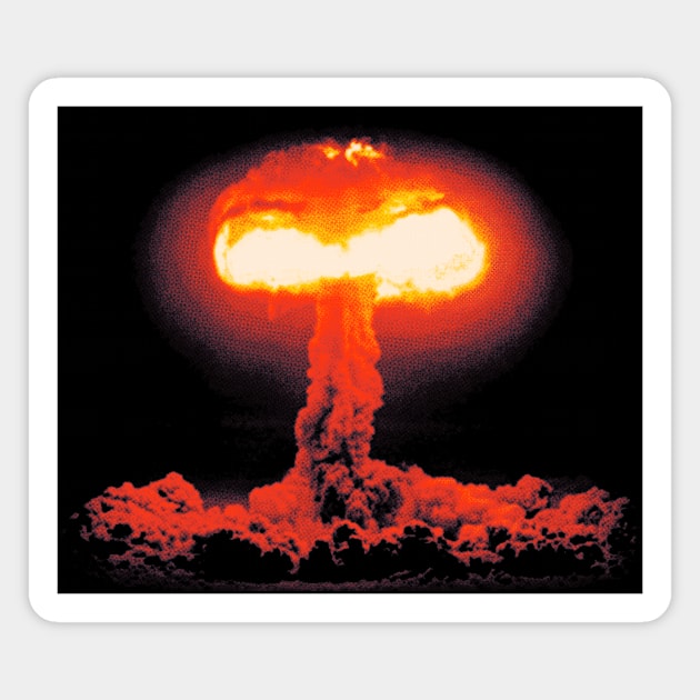 Mushroom Cloud Magnet by Pave